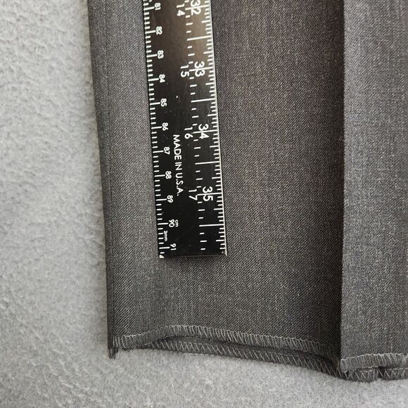 Patrick James Men 38 Black Wool Tollegno 1900 Super 100s Unhem Dress Pants NWT - Picture 11 of 14